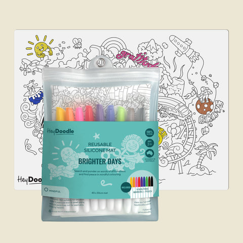 Brighter Days Classic Colouring & Doodle Mat