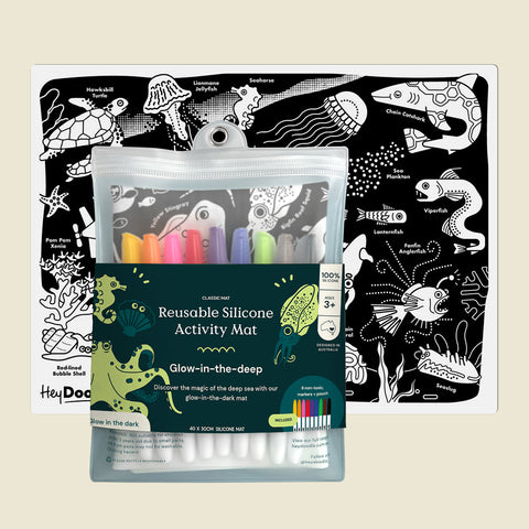 Glow-in-the-deep Classic Colouring & Doodle Mat