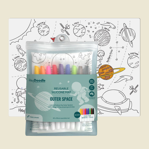 Outer Space Classic Colouring & Doodle Mat