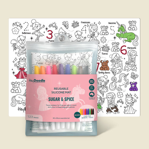 Sugar & Spice Classic Colouring & Doodle Mat