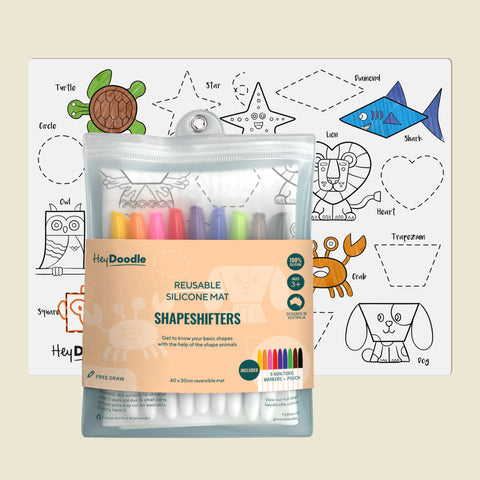 ShapeShifters Classic Colouring & Doodle Mat