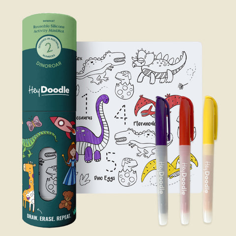 DinoRoar Mini Colouring & Doodle Mat