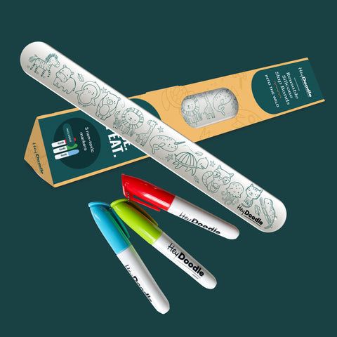 Sketchband - Reusable Colouring & Doodle Slap Bracelet - Into the Wild